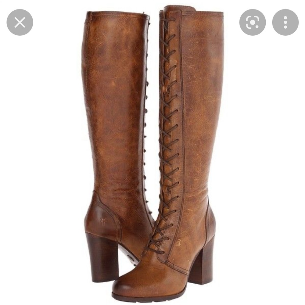 Frye ‘Parker’ tall lace-up boots